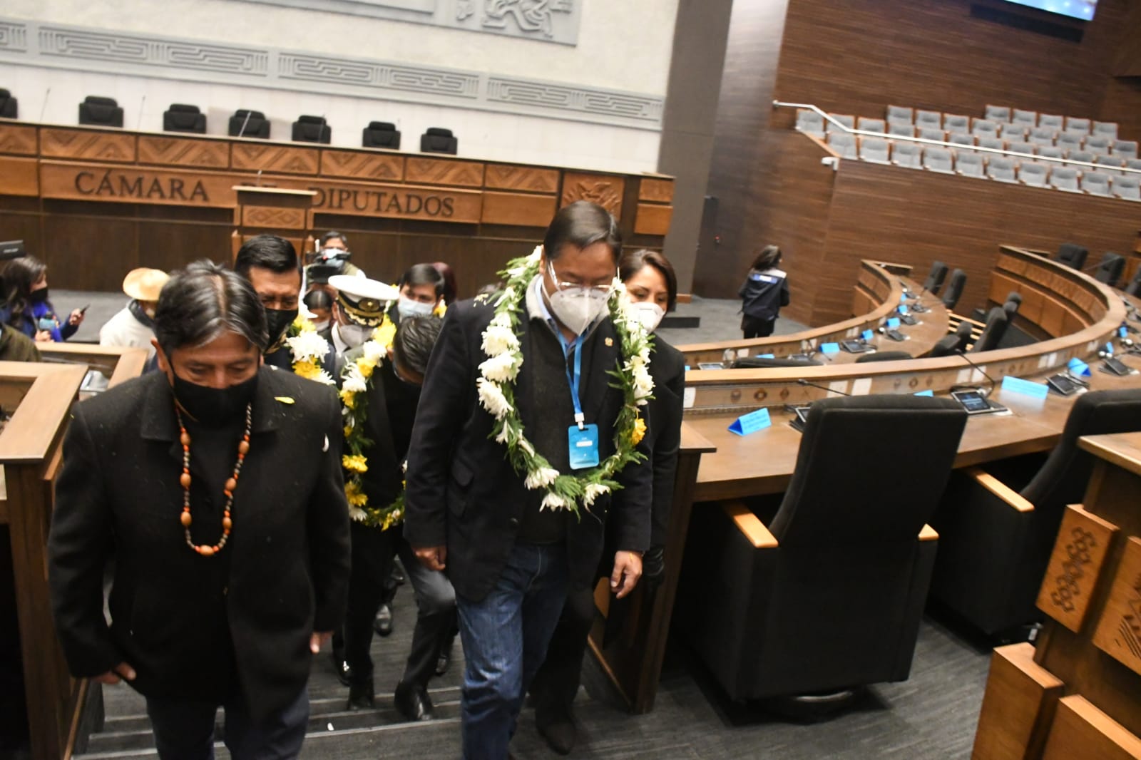 Luis Arce inaugura la nueva sede de la Asamblea Legislativa Plurinacional de Bolivia (FOTOS)