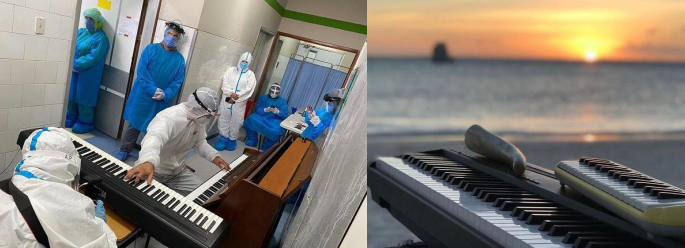 La desinfección musical, una apuesta que busca brindar alegría a contagiados y personal médico en Venezuela (Video)