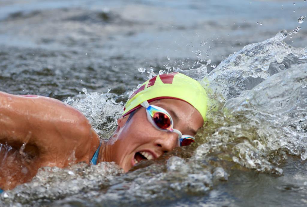 Venezolana Paola Pérez acabó en el puesto 20 en nado olímpico de aguas abiertas