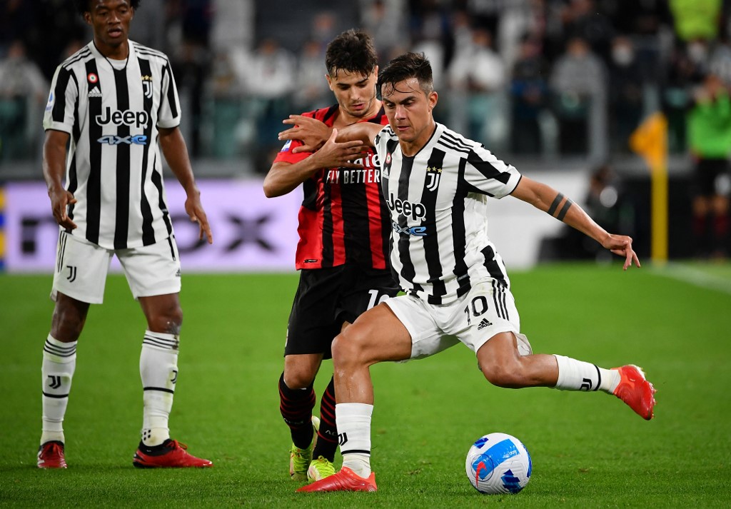 Juventus tampoco pudo con el Milan y se hundió en puestos de descenso