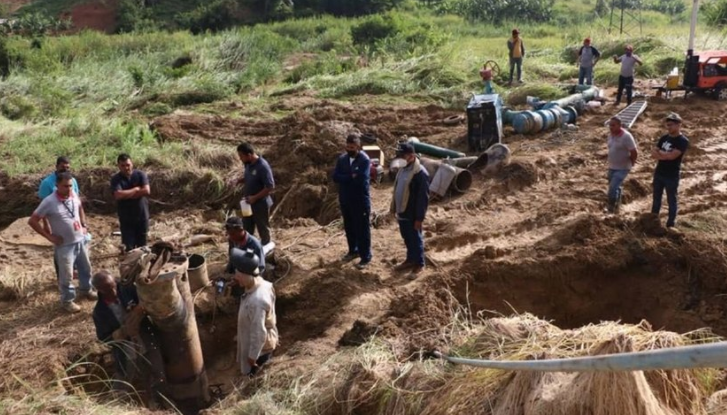 Chavismo anuncia que fue reparado el sistema Tuy III que dejó sin agua a varias parroquias de Caracas