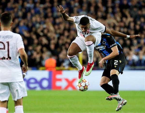 Messi, Neymar y Mbappé no pudieron con el incómodo Brujas en Champions