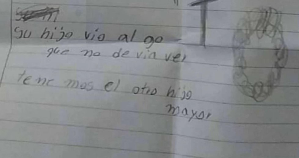 “Vio algo que no debía”: Encontró macabra carta junto al cadáver de su bebé en Paraguay