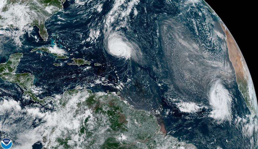 El huracán Sam y la tormenta Víctor se fortalecen en el Atlántico