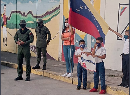 GNB “acompañó el regreso a clases bioseguro” en  Aragua este #25Oct (Fotos)