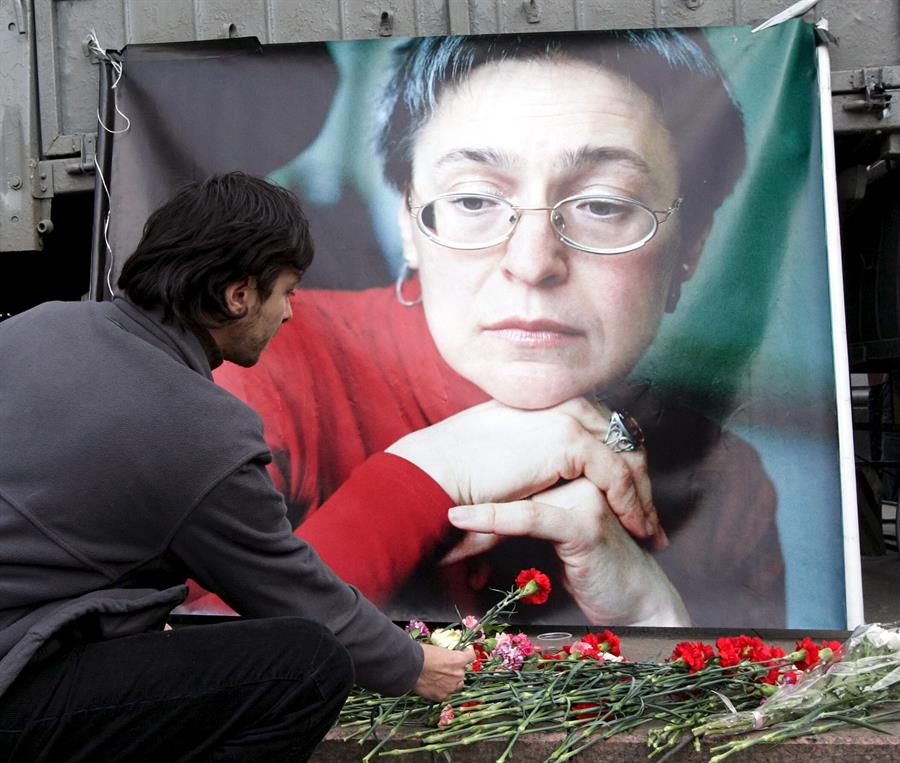 Artífices de asesinato de la periodista Politkovskaya escapan a su responsabilidad penal
