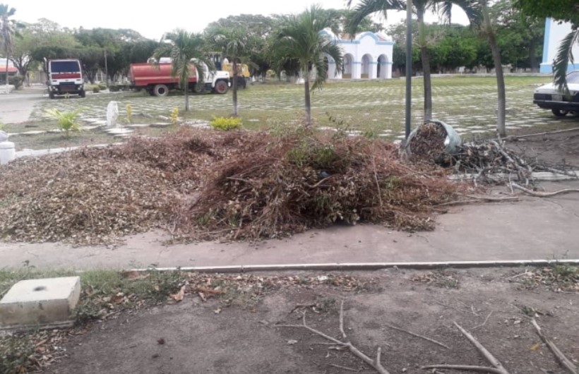 Las plazas de El Tocuyo, sumergidas en el abandono (FOTOS)