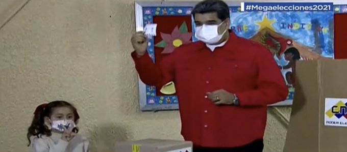 Maduro abusa de la pantalla: se encadenó para decir que “ya votó”… y defender a Alex Saab