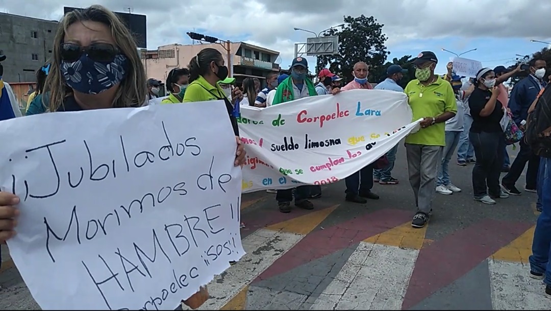 Trabajadores jubilados de Corpoelec denunciaron que “se mueren de hambre” gracias a la desidia chavista