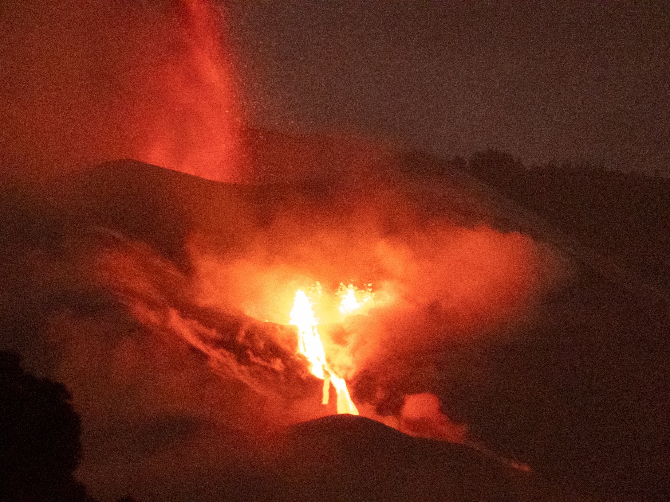 El volcán de La Palma sin señal de tremor, pero no supone el cese de la erupción
