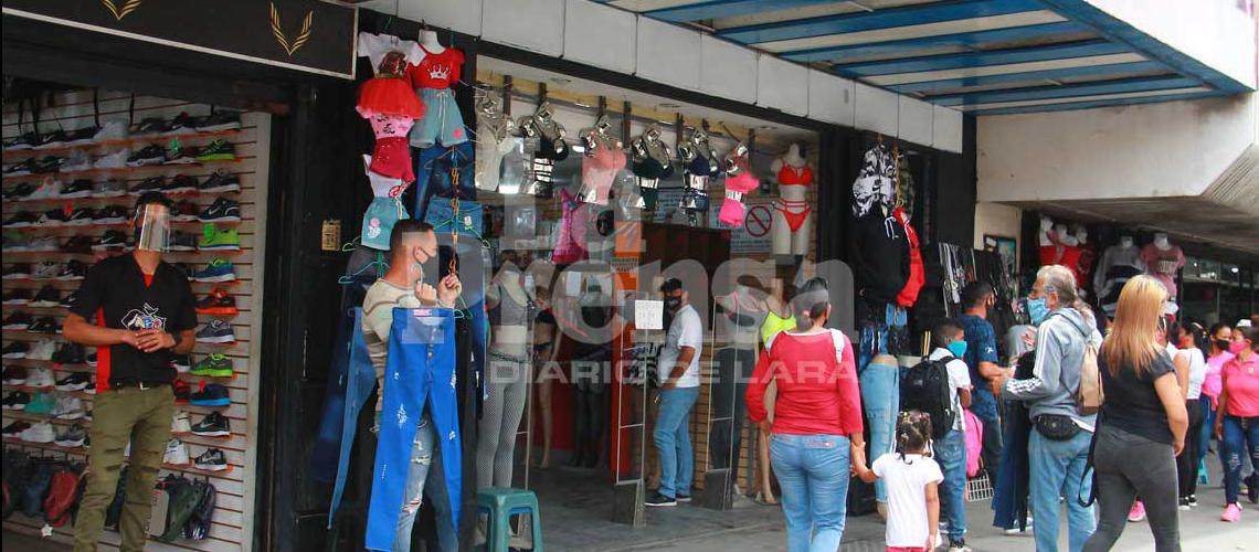 Comercios en Lara lograron frenar la caída de las ventas este año y mejorar moderadamente