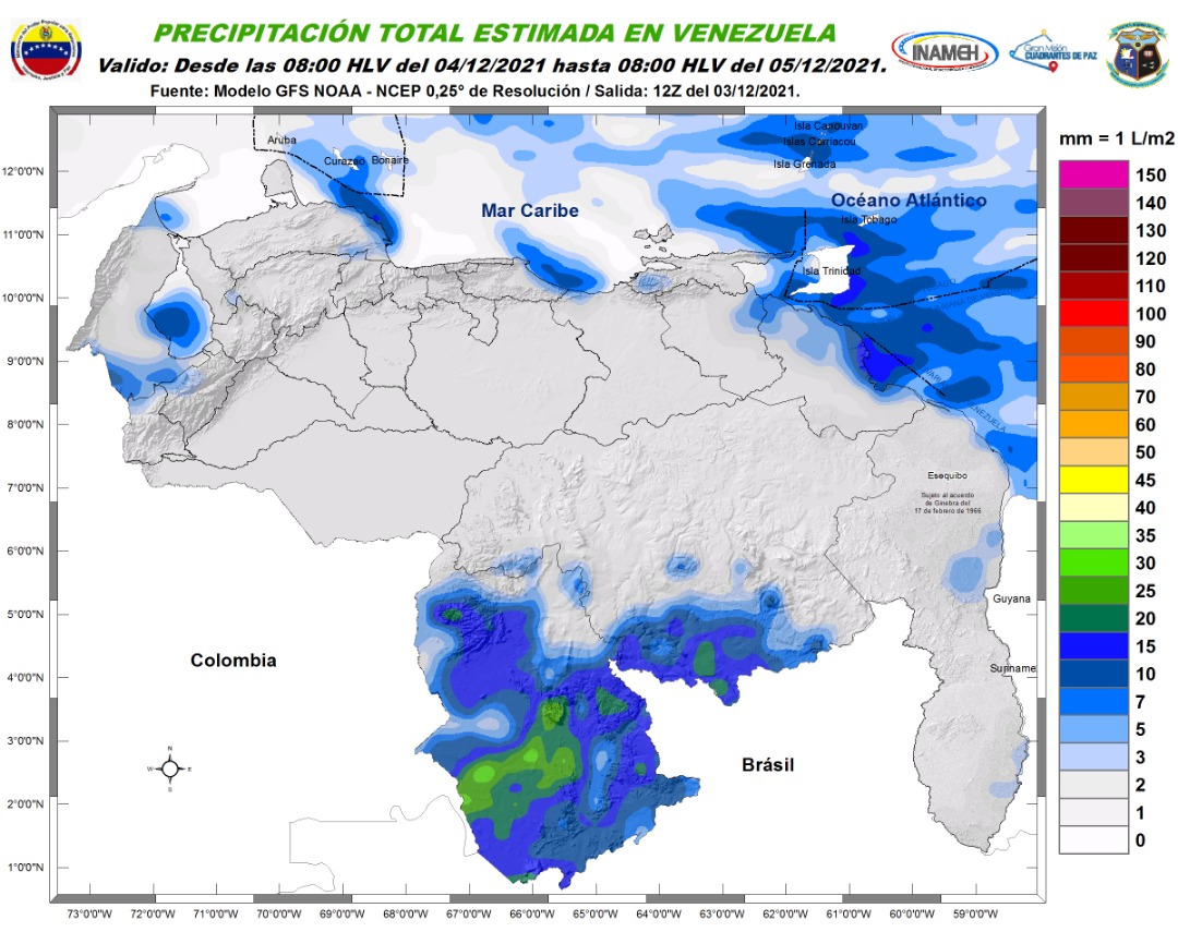 Descargas eléctricas y fuertes marejadas: el pronóstico de Inameh para este #4Dic