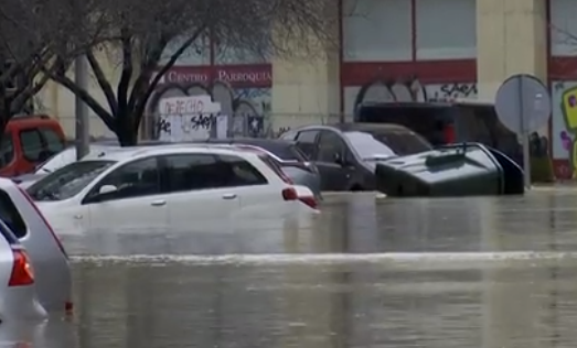 Una mujer murió en España por un deslave producido por las fuertes lluvias