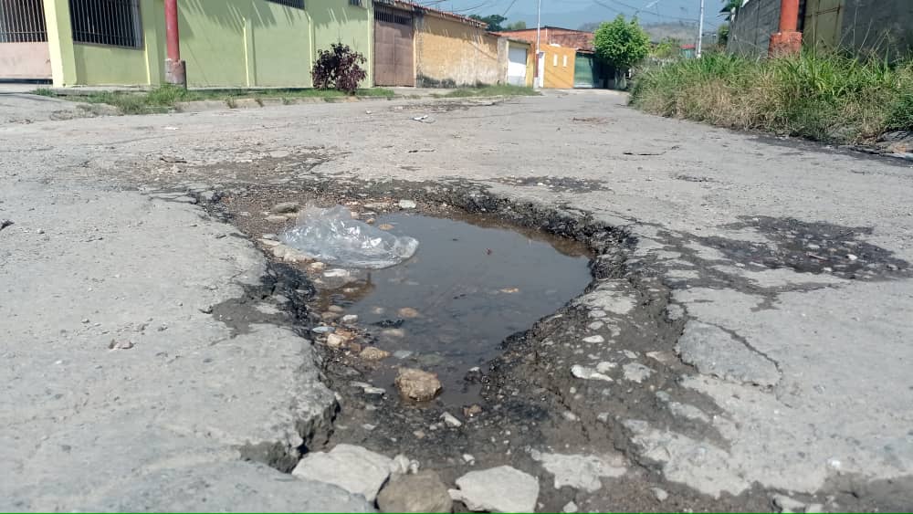 Entre tierra y huecos viven los habitantes de Caña de Azúcar en Aragua (FOTOS)