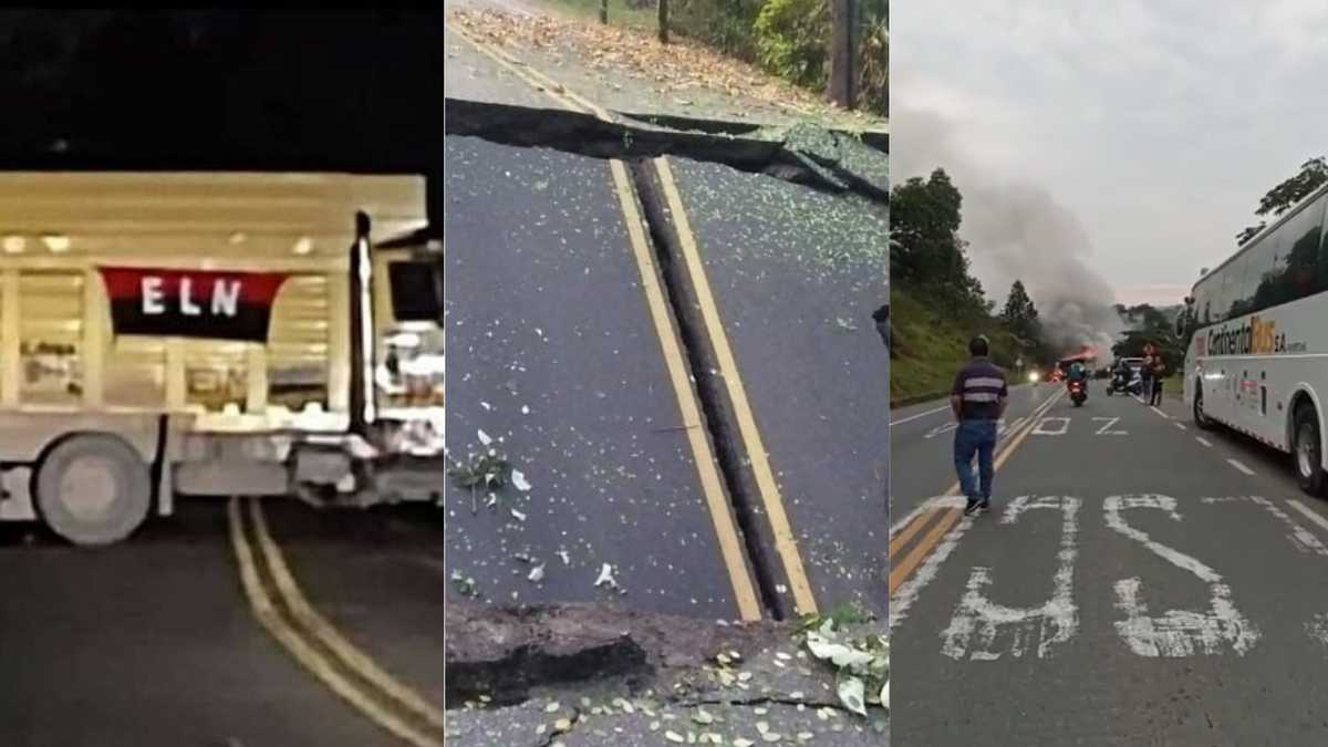 Ataques del ELN: explosión en Cúcuta, atentado en la Panamericana y destrucción de puente en Cesar