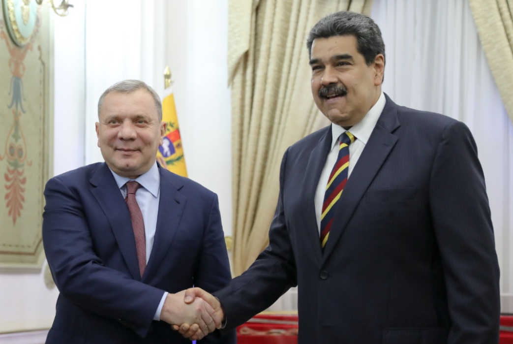 Maduro recibió en Miraflores a Borisov, vicepresidente de Rusia (Fotos)