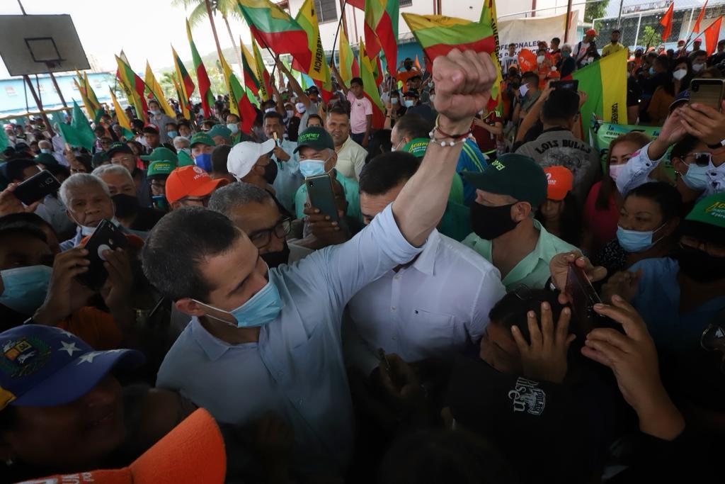 Guaidó desde Anzoátegui: El llamado es a luchar por condiciones para elecciones libres y justas #11Mar (Fotos)