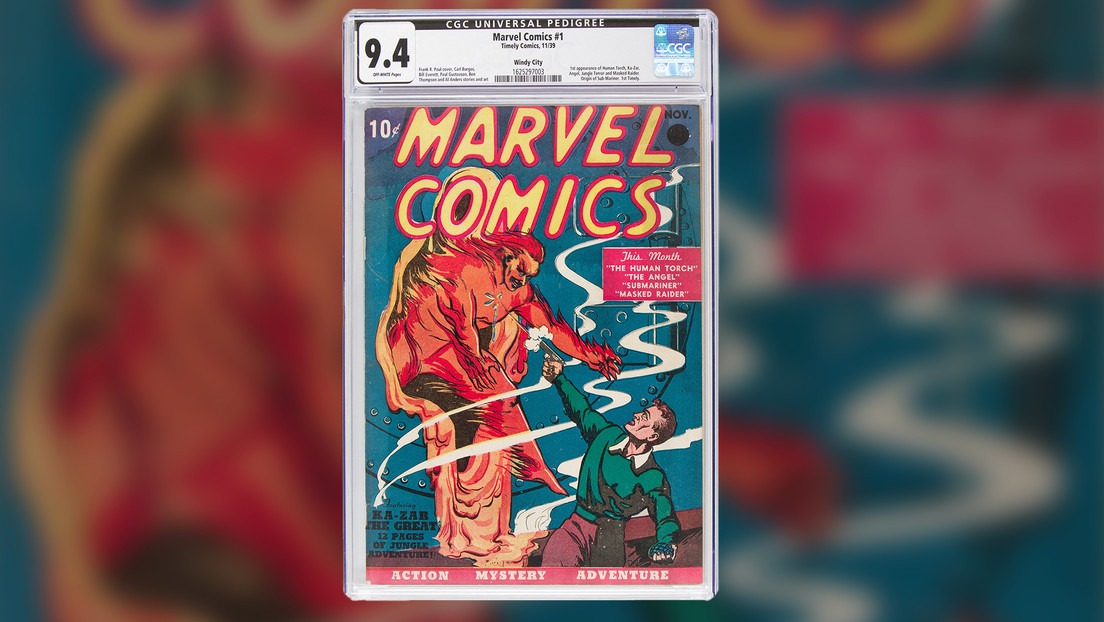 Subasta millonaria: Copia de la primera historieta de Marvel Comics recauda una fortuna en EEUU