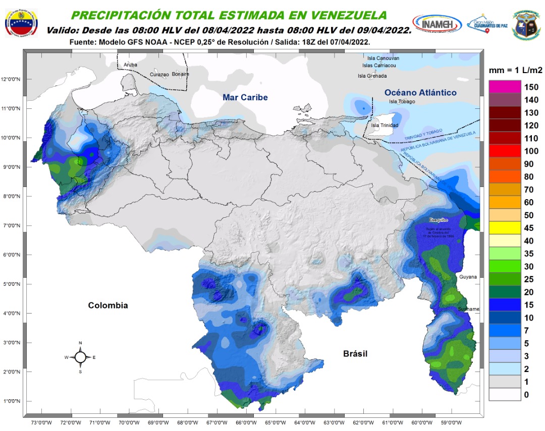 Inameh prevé fuerte oleaje en las costas venezolanas #8Abr