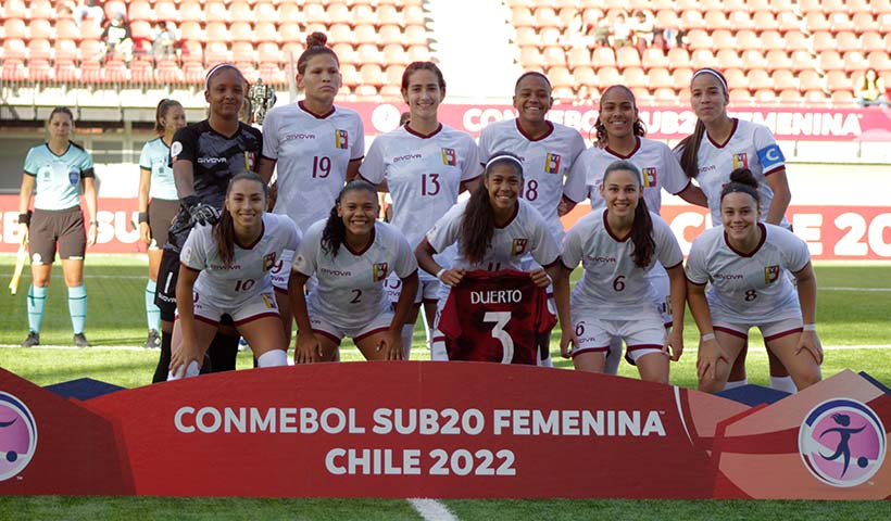 La Vinotinto sub-20 continúa invicta en el Torneo Conmebol femenino