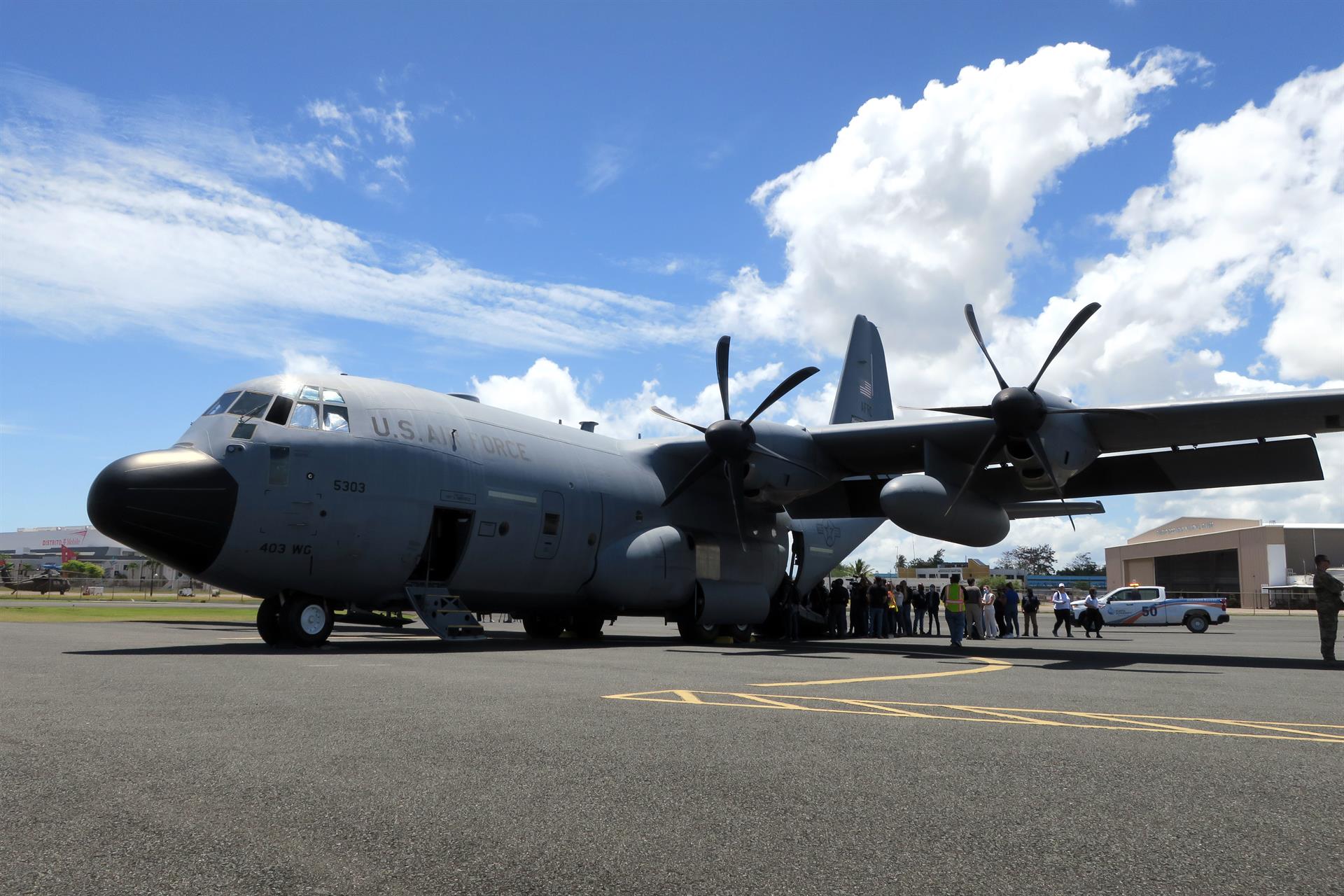 Avión “cazahuracanes” de EEUU regresa a Puerto Rico tras dos años ausente