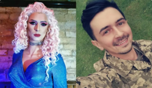 “Drag queen” dejó atrás el maquillaje para unirse al Ejército ucraniano en la lucha contra Rusia