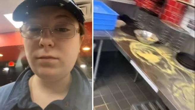 VIRAL: Tiktoker renunció a su trabajo en una pizzería y se desquitó antes de irse: “Veo ratones cada día”