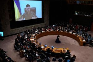 Zelenski instó al Consejo de Seguridad de la ONU a actuar “inmediatamente” en Ucrania