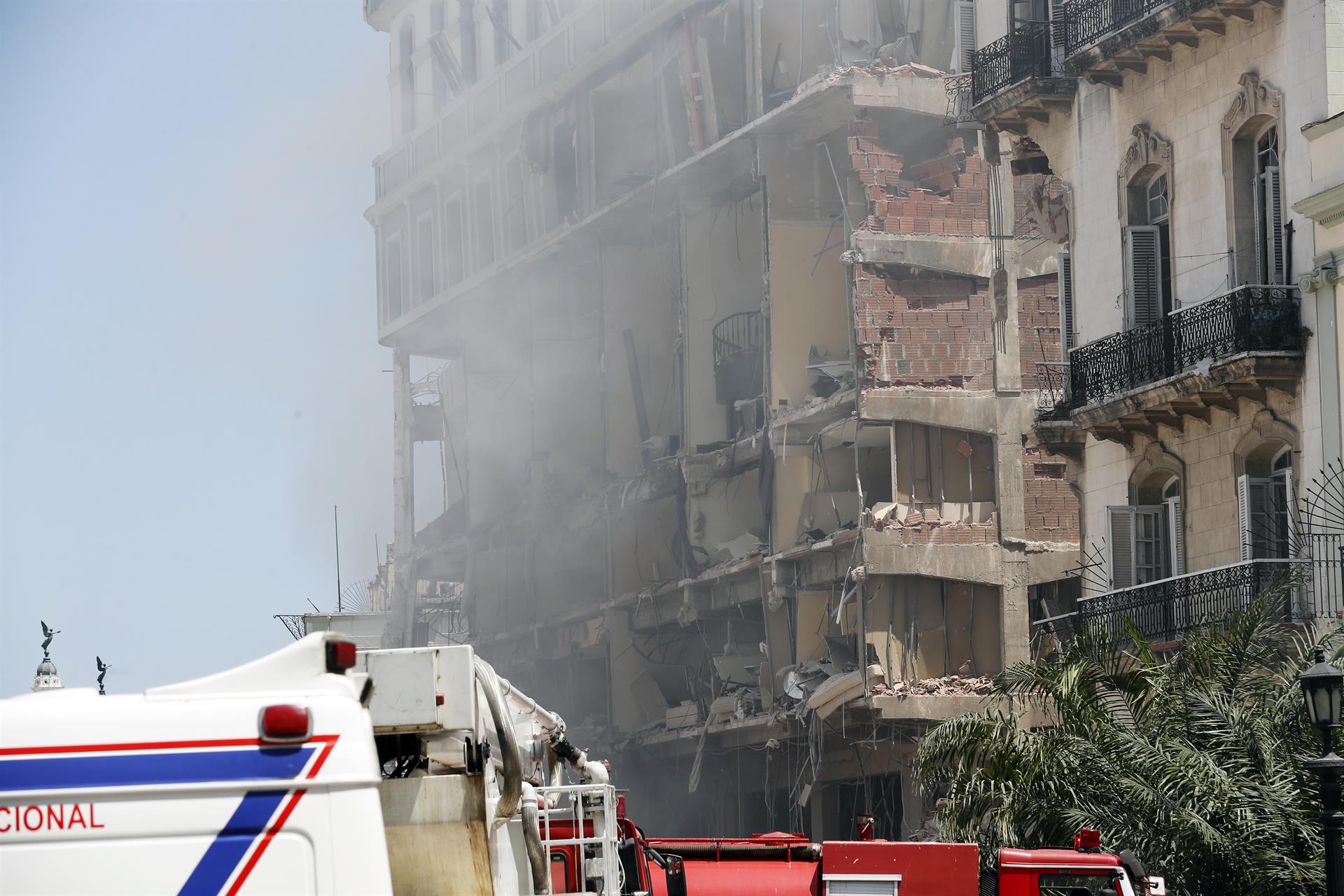 Gran explosión en el Hotel Saratoga en La Habana deja al menos nueve muertos