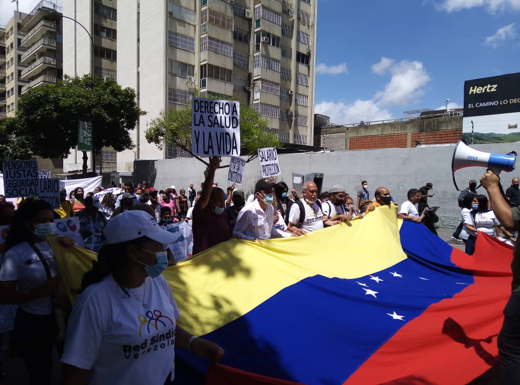 EN VIDEO: la movilización de los caraqueños en conmemoración del Día del Trabajador #1May