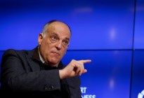 Javier Tebas criticó al Real Madrid: Debieron asistir a la ceremonia, les falta elegancia