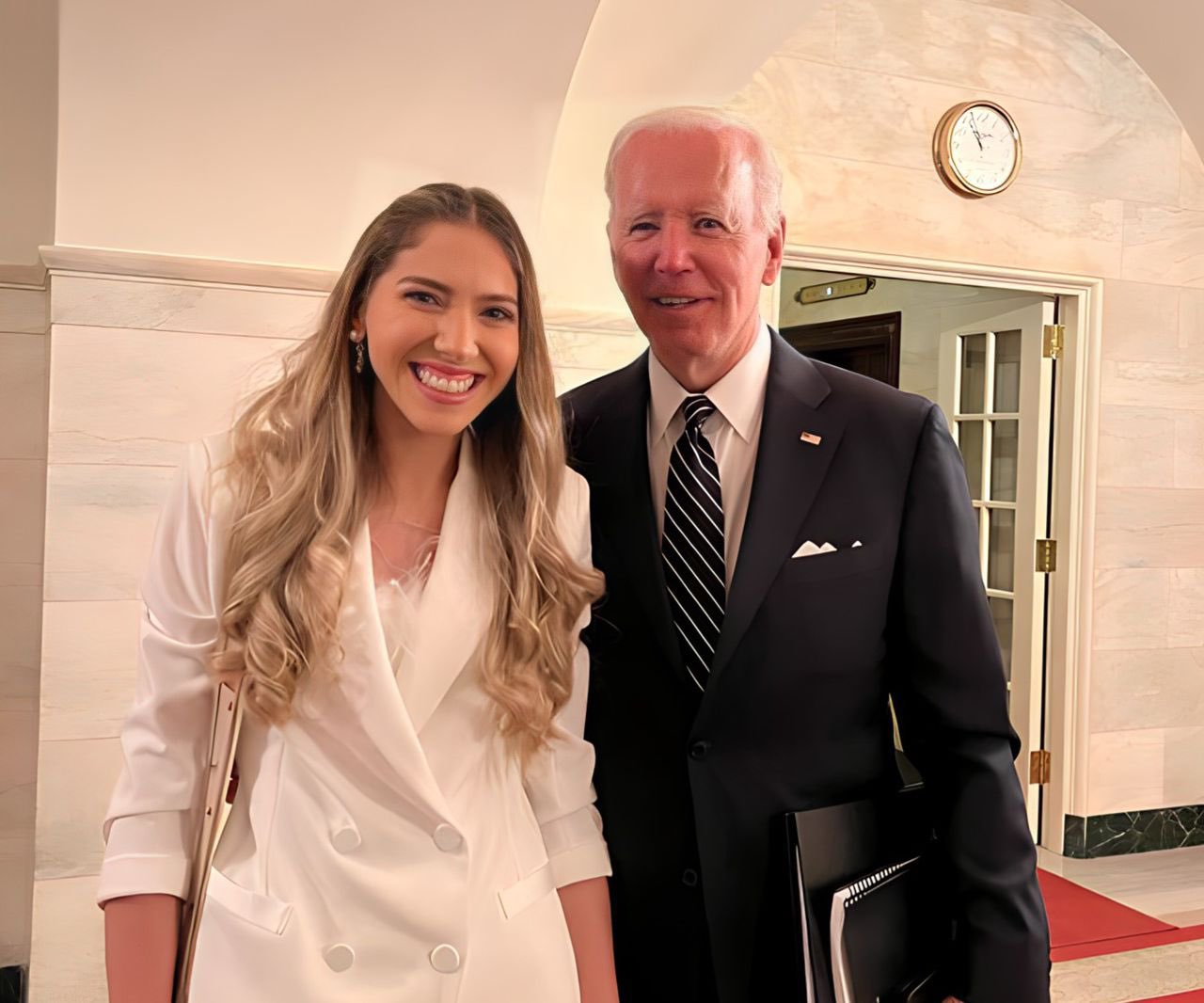 DDHH, migrantes, presos políticos y elecciones libres: Fabiana Rosales se reunió con Joe Biden (FOTO)