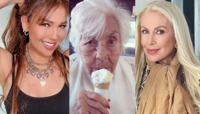 Murió a los 104 años doña Eva Mange, abuela de Thalía y Laura Zapata