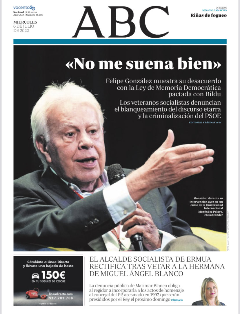 Portadas de la prensa internacional de este miércoles 6 de julio de 2022