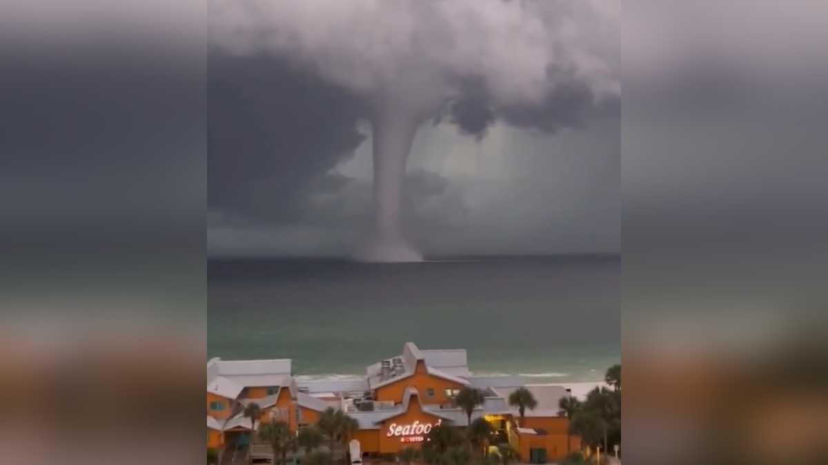 Aterrador VIDEO: fenómeno natural fue grabado en costas de Florida