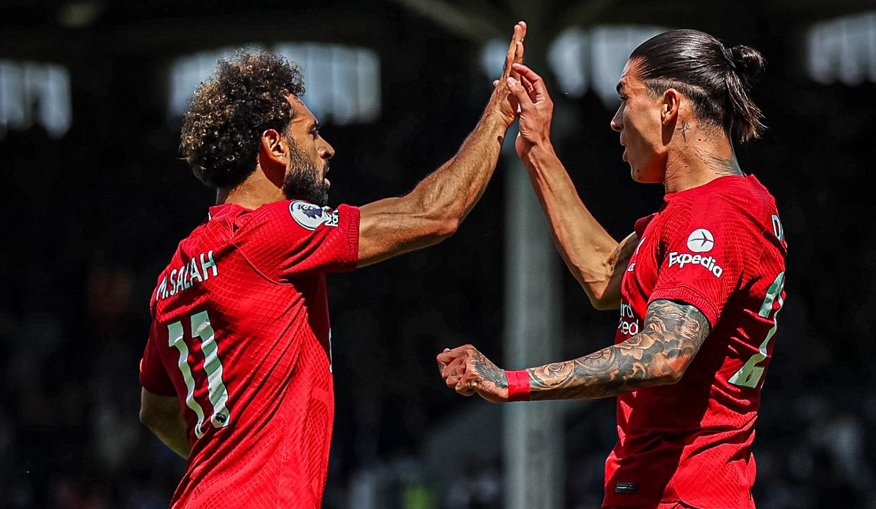 Liverpool tropezó en Fulham pese al primer gol de Darwin Núñez en Premier League