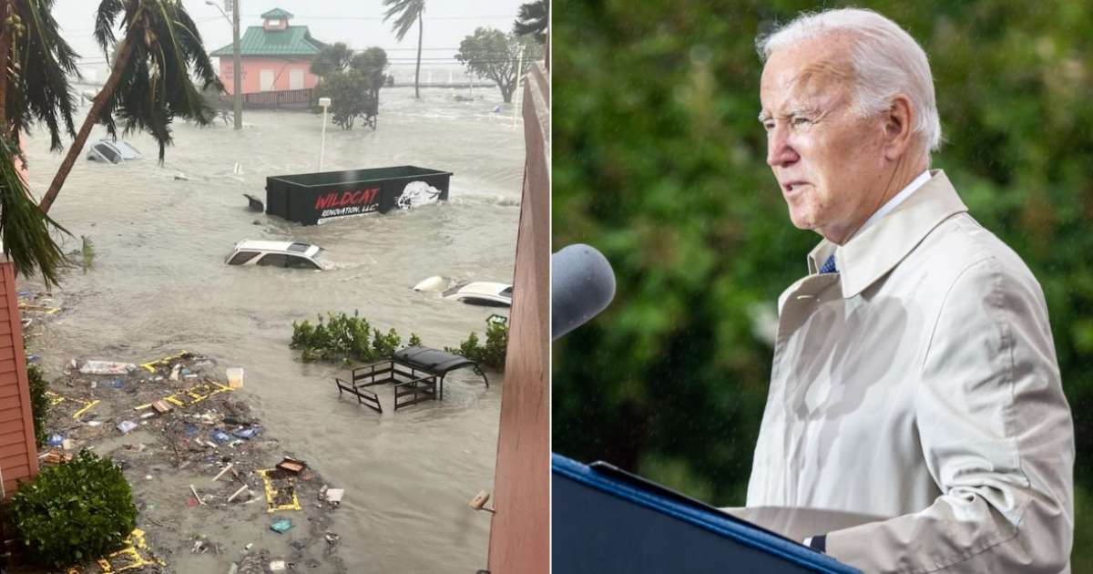 Joe Biden declaró desastre mayor en Florida por el paso del huracán Ian
