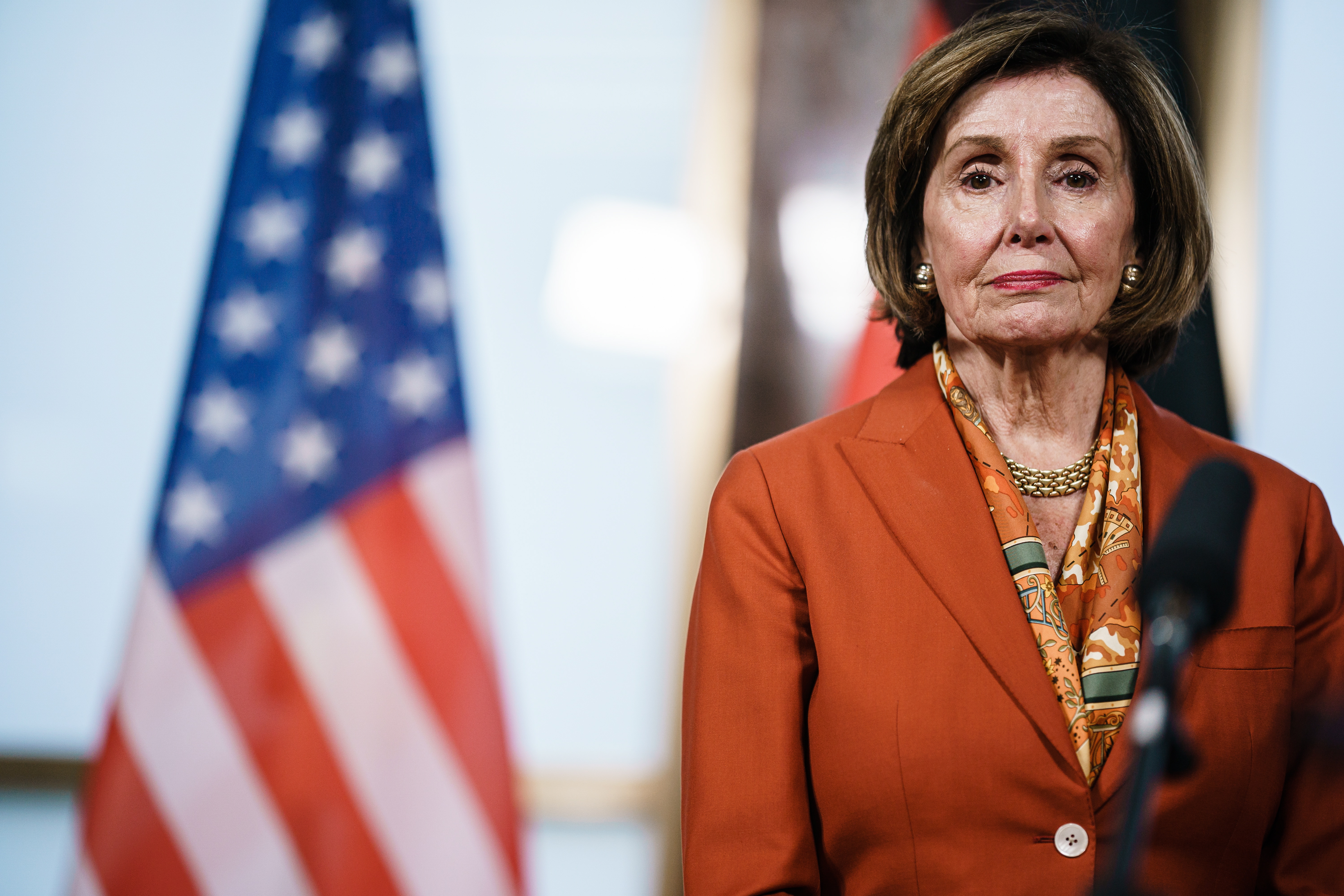 Nancy Pelosi llegó a Armenia, como muestra de apoyo tras los enfrentamientos con Azerbaiyán