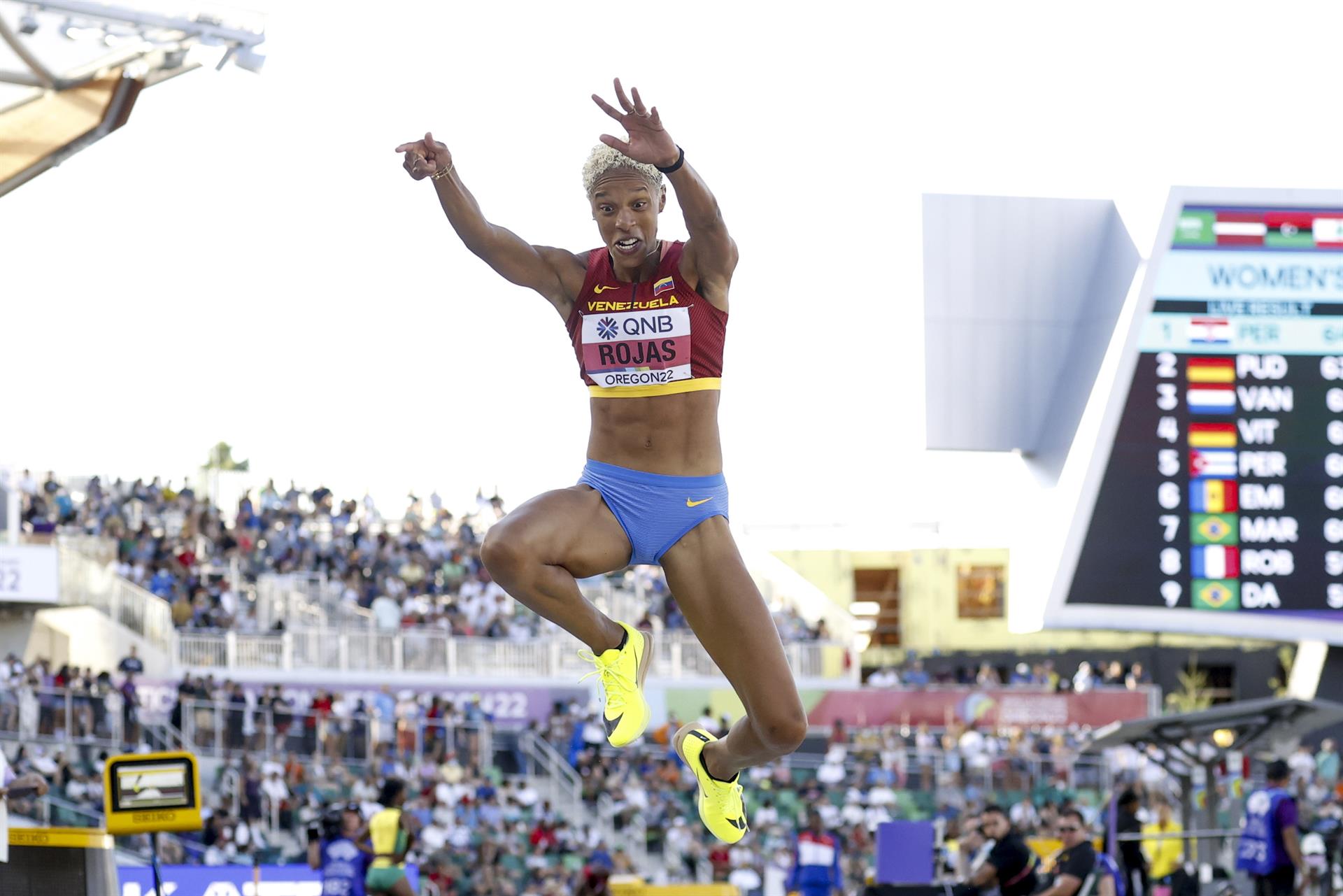 Yulimar Rojas y otras estrellas del atletismo mundial darán brillo en la final de la Liga Diamante