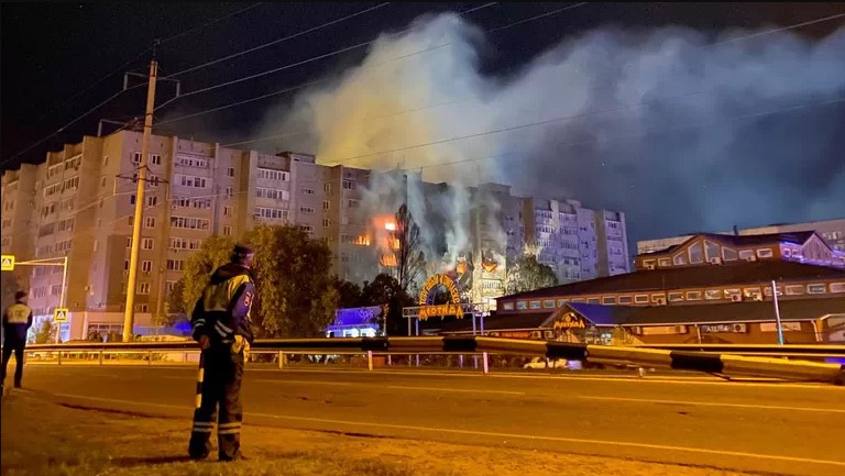 Al menos 14 muertos en accidente de avión cazabombardero ruso cerca de Ucrania