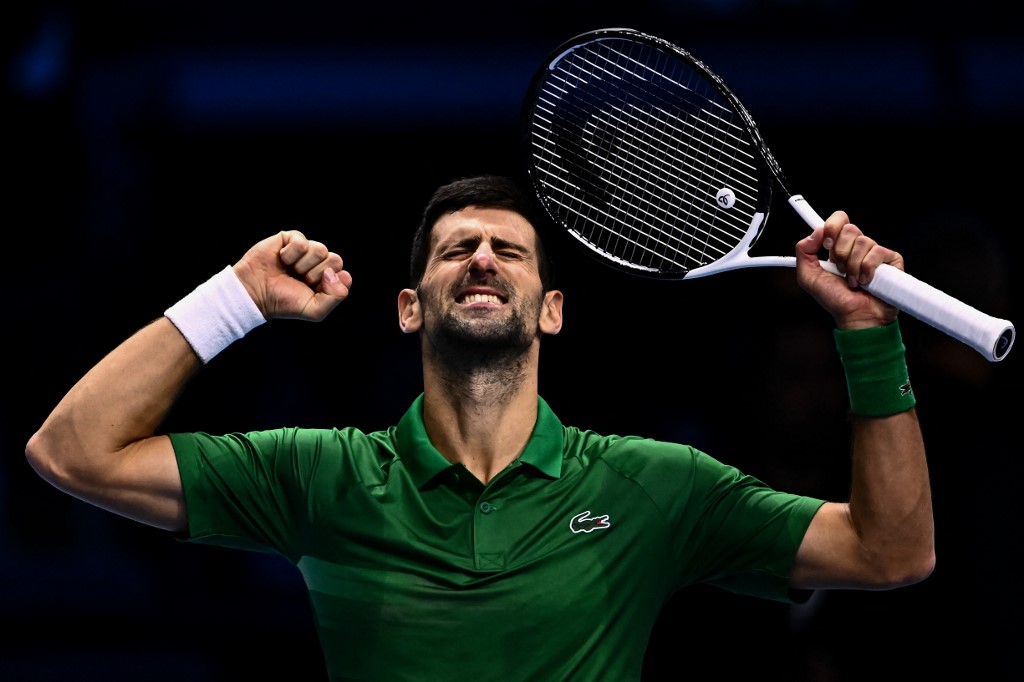 Djokovic debutó con victoria ante Tsitsipas en el Masters de Turín