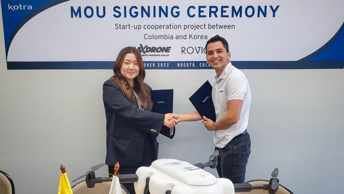 Entrega de medicamentos con drones, un emprendimiento que nació en Colombia y ahora apunta a Corea del Sur (VIDEO)