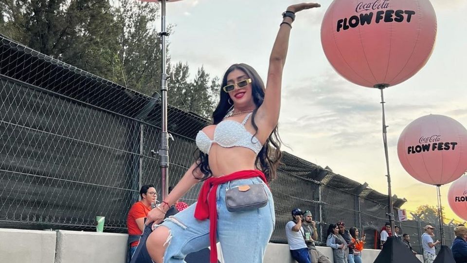 Ashley Islas, la modelo que mostró todo en polémico concierto de Jowell y Randy en México (FOTOS)