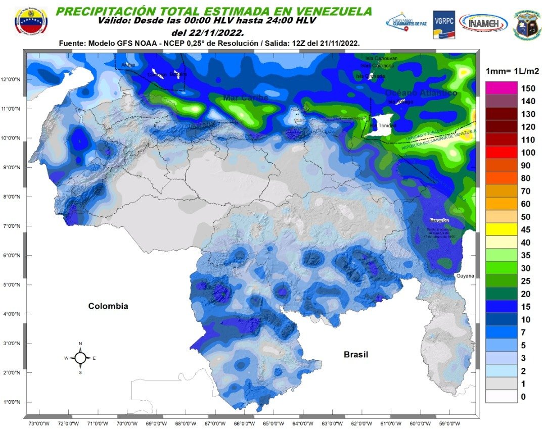 Inameh pronosticó oleaje de 2,5 metros de altura y mantiene en alerta al Delta del Orinoco #22Nov