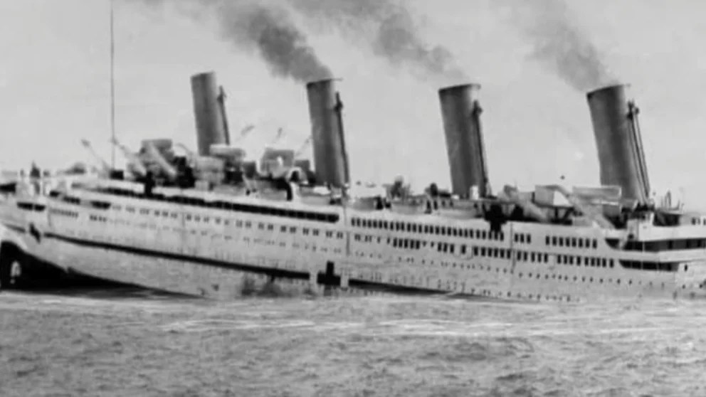 La historia del Britannic, “el hermano” del Titanic que se hundió durante la Primera Guerra Mundial