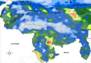 Varias zonas nubladas con lluvias y lloviznas: el pronóstico de Inameh en Venezuela para este #27Nov