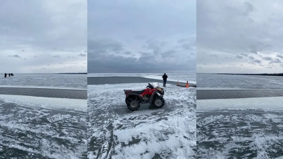 Rescatan a 200 personas que quedaron flotando luego de que gran trozo de hielo se rompiera en Minnesota