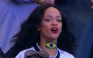 ¿Rihanna en el Mundial de Qatar 2022? La foto viral donde está apoyando a Brasil