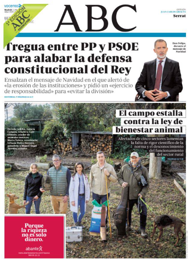 Portadas de la prensa internacional de este lunes 26 de diciembre de 2022