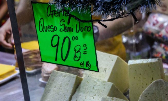 Se disparó el precio del queso en Maracaibo, hasta 110 bolívares el kilo